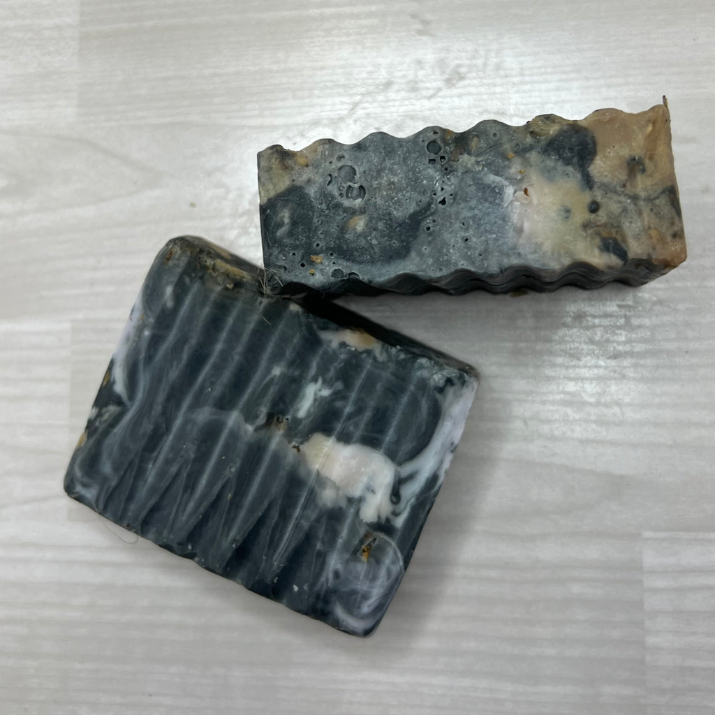 Vegan Lavender & Charcoal Soap • Natural • Handmade in the USA