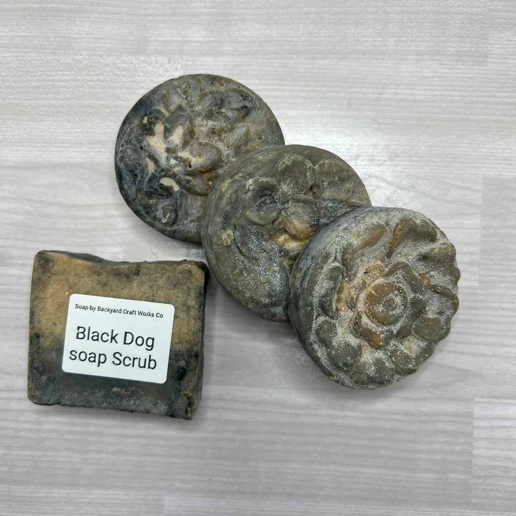 Black Dog Scrub Shampoo Soap Bar