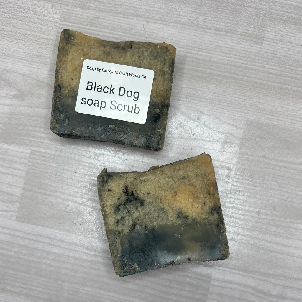Black Dog Scrub Shampoo Soap Bar