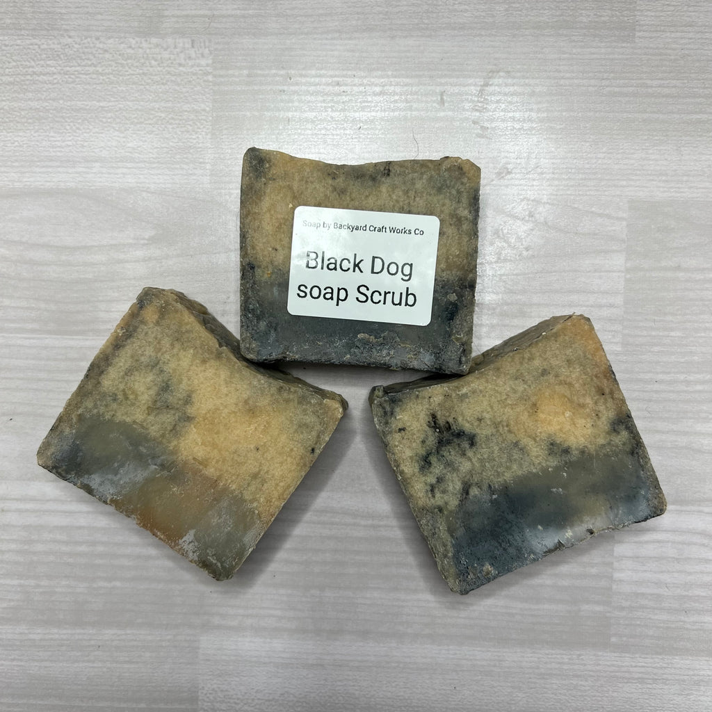 Black Dog Scrub Shampoo Soap Bar
