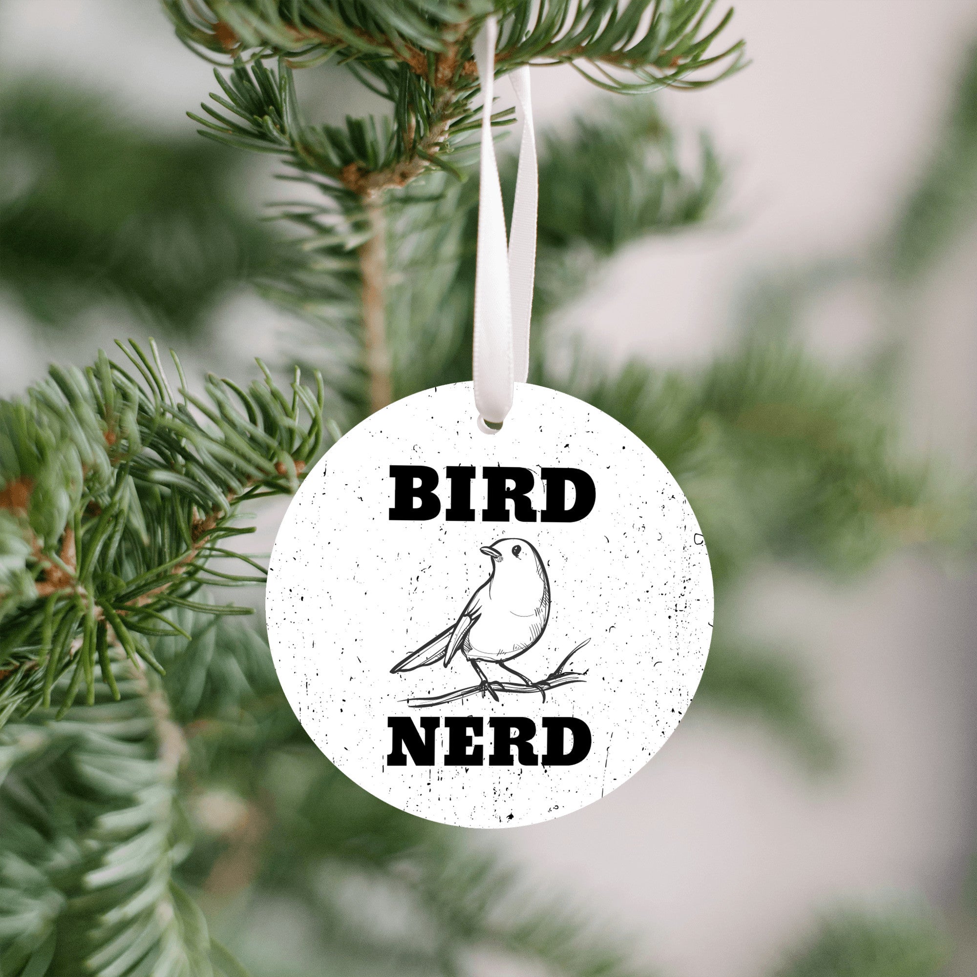 Bird Nerd Christmas Ornament