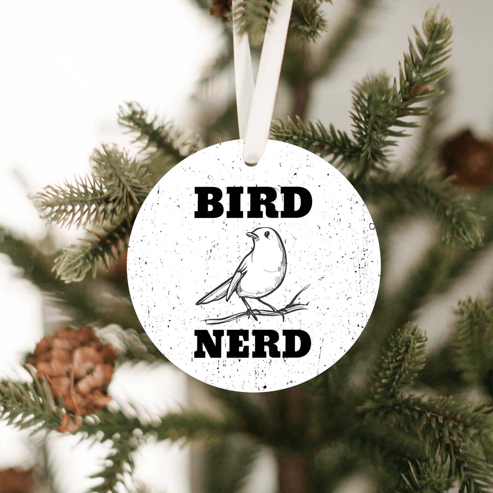 Bird Nerd Christmas Ornament