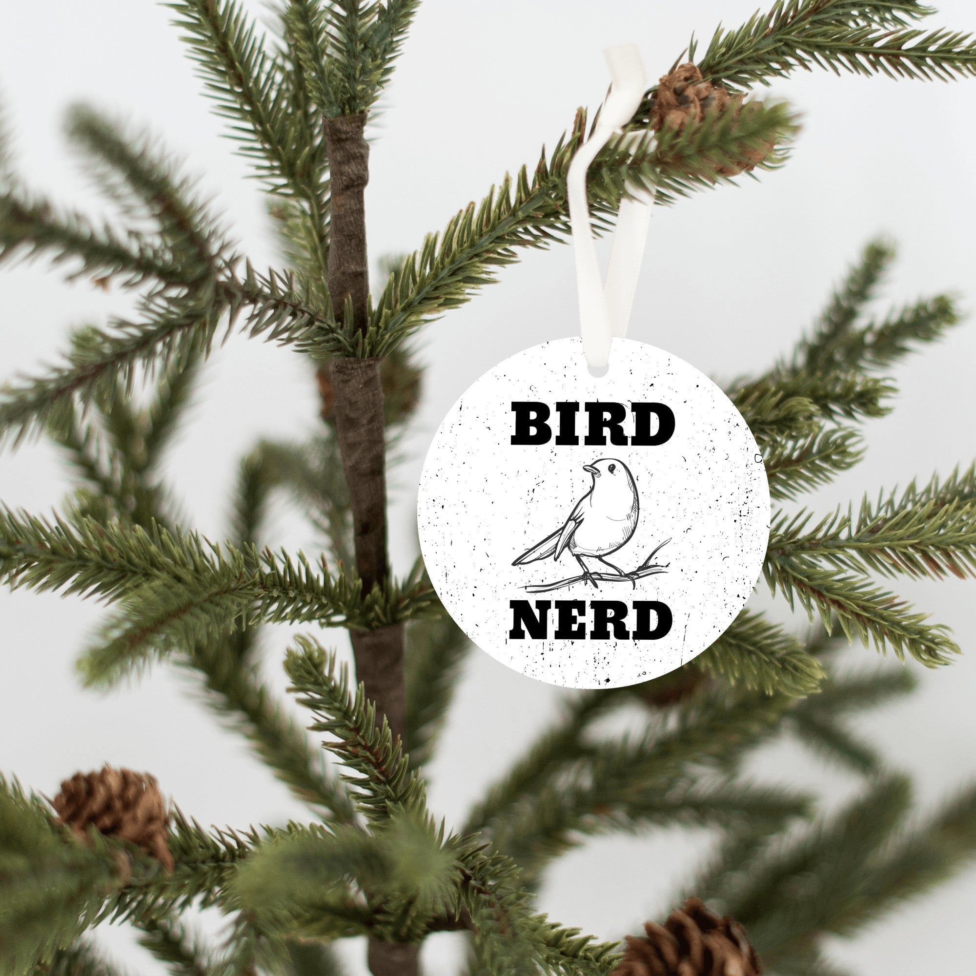 Bird Nerd Christmas Ornament