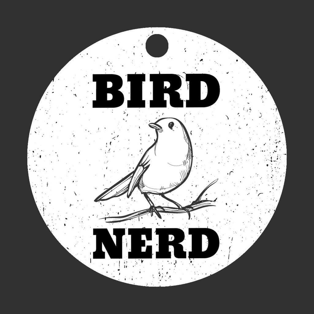 Bird Nerd Christmas Ornament