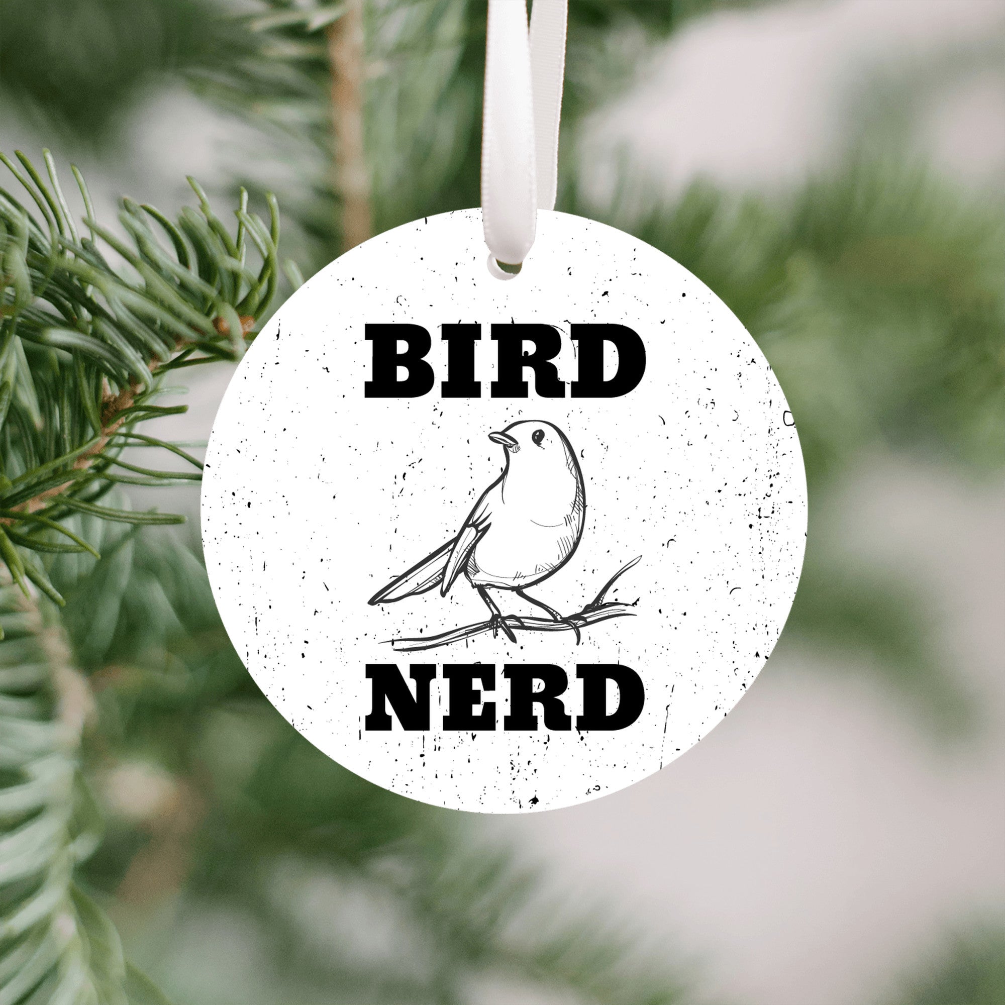 Bird Nerd Christmas Ornament
